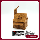 Bella's Cottage - Kingdoms of Throne and Ash - Printable Scenery - Terrain, Wargaming, D&D, DnD