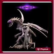 Insectoid Dragon Sci-Fi or D&D miniature | Sizes 50mm,60mm, 75mm,100mm Base Size | Dungeons and Dragons | Pathfinder | Mini Monster Mayhem - Only-Games