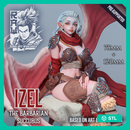 Izel The Barbarian Succubus - PinUp 2 - STL Only