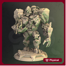 Elven Druid & Her Rock Golem - Verina and Lazlus