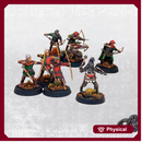 "Montmurant Besiegers of Sir Hugh Calveley" - English Crown - 150 Ballads Castilla Oscura Knightly Retinue (34mm to the eye)