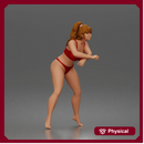 Curvy Female Assets Wearing Minimal Fashion Posing With Bold Confidence