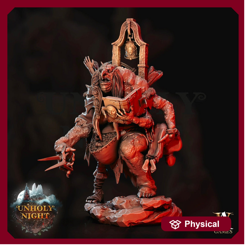 Troll, Ogre, Annis Hag, Night Hag 75mm tall | 28mm scale (40mm), 32mm scale(55mm) | Dungeons and Dragons | DnD 5e | - Only-Games