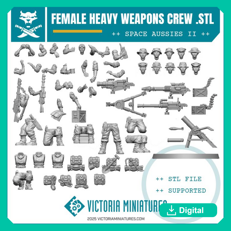 Devils's Female Modular Heavy Weapons Crews. - Only-Games