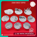 Basing Toppers - Forest - 25mm (Pre-Supported)