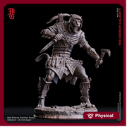 Tabaxi ,Rogue, Ranger - Werepanther, Werecat, Catfolk | 28mm, 32mm,54mm,75mm,100mm Scales |PC Mini D&D5e Pathfinder Figurine |Flesh of Gods - Only-Games