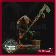 Wererat in Heavy Armor | Resin Miniature | Dungeons and Dragons | 28mm,32mm,54mm, 75mm, 100mm Pathfinder ratfolk | D&D 5e | - Only-Games