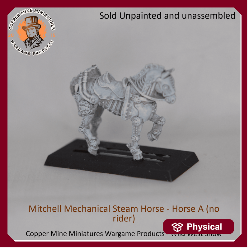 Wild West Mitchell Mechanical Steam Horse B (CMMWP008)