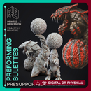 Preforming Bulettes (3) - Circus of horrors - PRESUPPORTED - 32mm scale