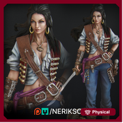 Mariana Pre-Colored, "Classy Pirate" - Only-Games