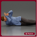 Man Lying on the Ground, Defending Himself from an Attack