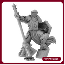 Helmed Paladin With Mace (32mm scale)