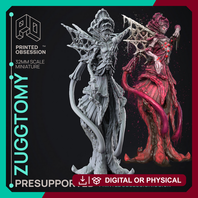 Zuggtmoy - The Spore Queen - PRESUPPROTED - 32mm scale
