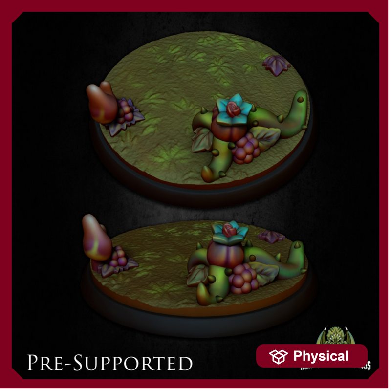 Satyr Base 25mm [PRE-SUPPORTED] Nature Plant Forest Floor