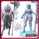 2a Ardhrun (neo-amazon guard) - Female with poleaxe - 32mm - DnD