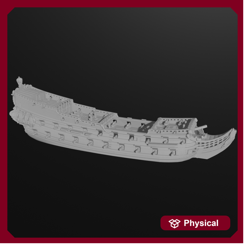 1/600 Dutch 50-gun Ship-of-the-Line
