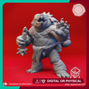 Nunchuck Tortle - Tabletop Miniatures (Pre-Supported)