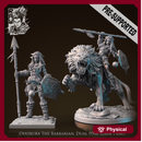 Dhoruba The Barbarian - Idle and Action Pose Lion Rider
