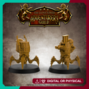 Spider Turret & Spider Bomb set - 32mm scale miniatures
