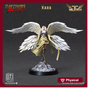 Female Valkyrie Angel Celestial Paladin of Vengeance | 28mm, 32mm, 75mm, 100m Scales | Dungeons and Dragons 5e/Pathfinder |Archvillain Games - Only-Games