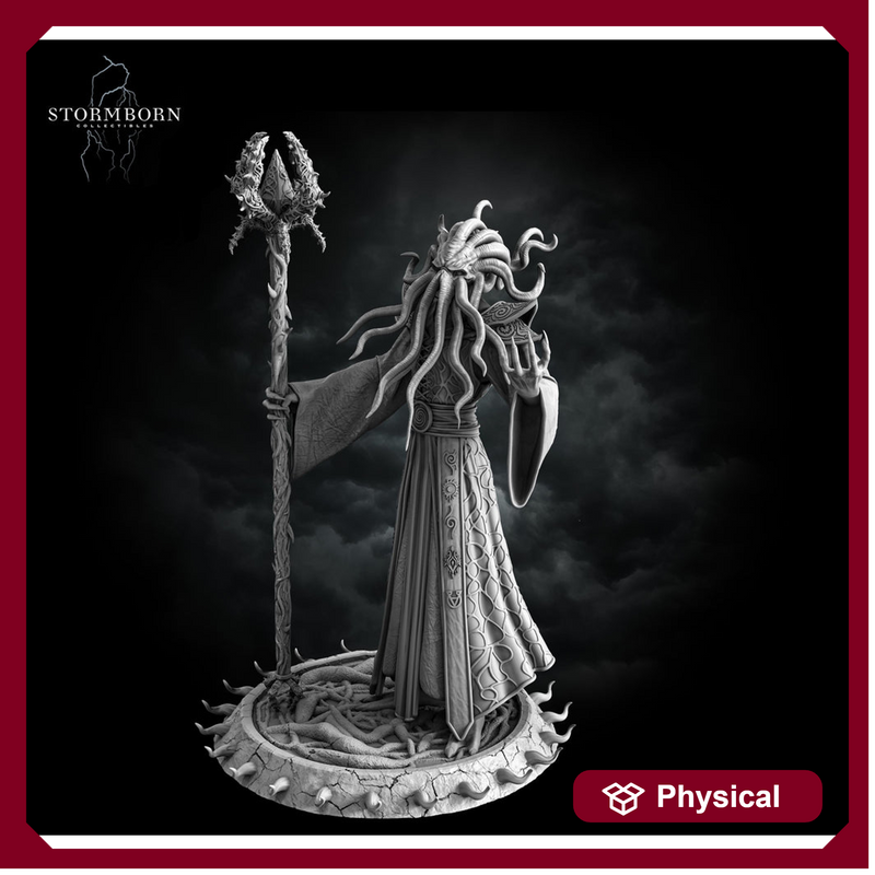 Mind Flayer, Illithid  Overseer mini | 28mm,32mm,54mm,75mm,100mm Scales | Dungeons & Dragons | Pathfinder DnD 5e | Mindflayers | Mindflayer - Only-Games