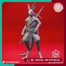 Roo-folk Scout - Tabletop Miniature (Pre-Supported)