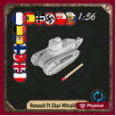 1/56 Renault Ft Char Mitrailleuse with riveted turret