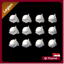 (Legion) 12x Imperial Gunner Helmets