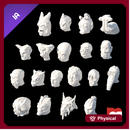 (IA) Alien Head Set I