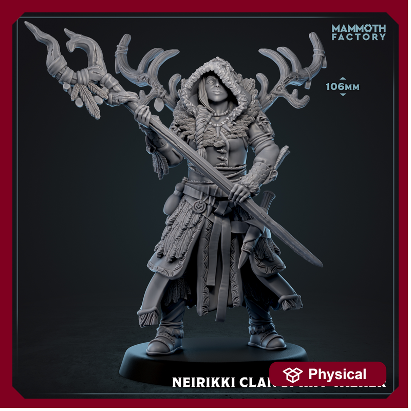 Neirikki Clan Spirit Talker 75mm Scale