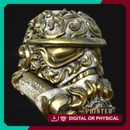 Rococo Scroll Trooper Helm