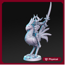 Tarkon riding on Chuco-Strider - 32mm - DnD