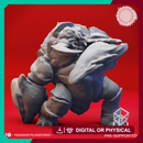 Lobbing Umber Hulk - Tabletop Miniature (Pre-Supported)