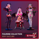 FIGURINE COLLECTION / SUCCUBUS / 3 PIECES