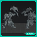 Sci-Fi Orc Beast Scrapper Boyz  STL – Grimdark 32mm Miniatures (STL Files)