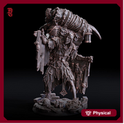 Relic Collector NPC Miniature Wandering Seller | 28mm, 32mm,54mm,75mm,100mm Scales | Figure Mini- D&D 5e Pathfinder Figurine | Flesh of Gods - Only-Games