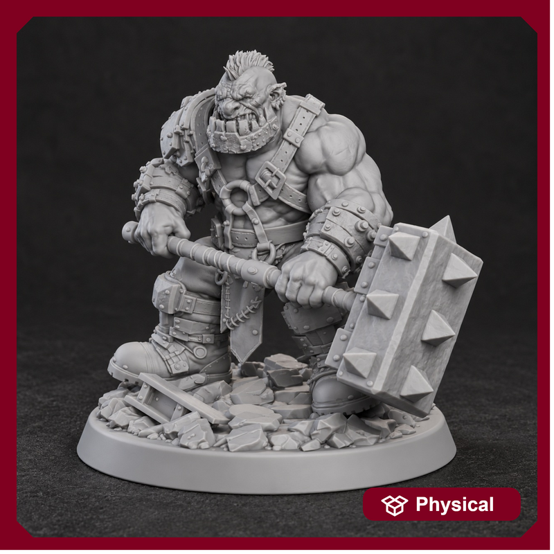 Kronk Ironchin – GrimSpoil Ogre Miniature