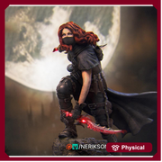 Female Human Rogue Assassin PC / NPC Unpainted Miniature | 28mm, 32mm,54mm,75mm, 100mm Scales | Dungeons and Dragons Pathfinder | NERIKSON - Only-Games