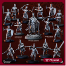Blasphemous Crusader Warband II | Bestiarum | Wargaming DnD Miniatures