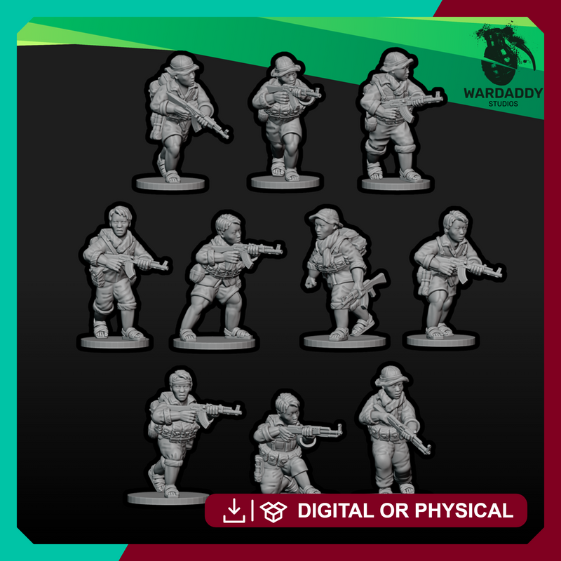 Vietnam: VietCong Rifleman Set 1 (15mm)