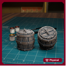 Closed Barrel - Frostgrave Pathfinder - Fantasy DND - TytanTroll Miniatures
