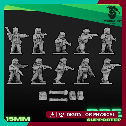 NEW Modern Ukrainian Rifle Squad 2 (15mm) - Only-Games