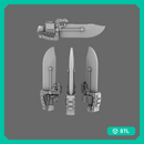 Cyber Samurai Butterfly Style Electro Sword RIGHT