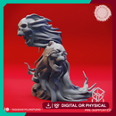 Flameskull Pair - Tabletop Miniature (Pre-Supported)