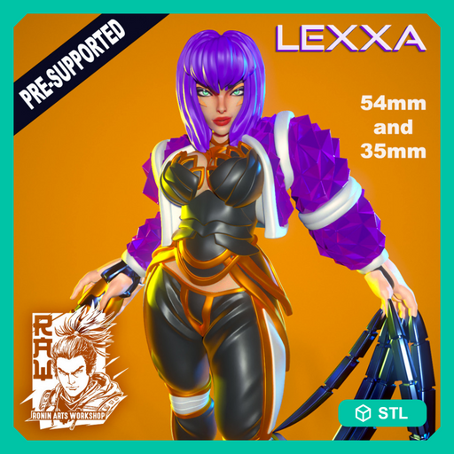 Lexxa - Cyberpunk Executive/Executioner - STL only - Only-Games