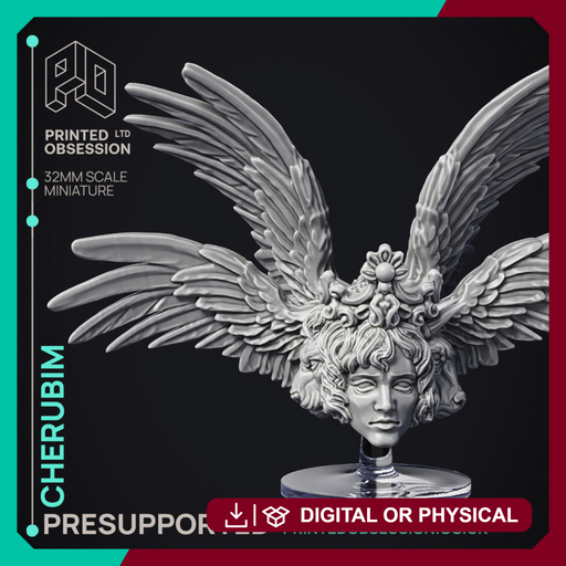 Cherubim - High Celestial - PRESUPPORTED - Heaven Hath No Fury - 32mm scale - Only-Games