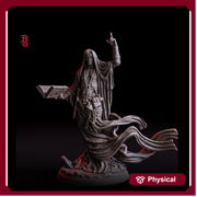 Male Warlock, Sorcerer, Cleric PC / NPC  | 28mm,32mm,54mm75mm,100mm Scales | Player Character Mini D&D 5e Pathfinder Figure |Flesh of Gods - Only-Games