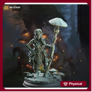 Female Halfling, Druid Wizard, Gnome PC NPC | Resin Miniature | Dungeons & Dragons 5e | 28mm,32mm.54mm,75mm, 100mm Scales | RPG Pathfinder - Only-Games