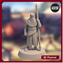 FREE – Night’s Cult Follower with Spear - Pose 1 – 3D printable miniature – STL file