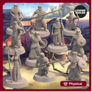 Night's Cult Army Bundle (10 miniatures) - Part 1 - 3D Printable Miniatures
